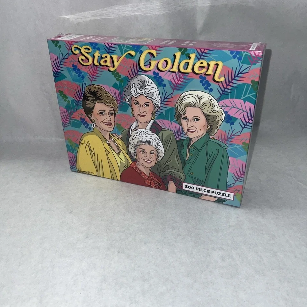 The Found Stay Golden Golden Girls 500 PC Puzzle NEW Sealed PUZ102 18